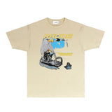 Rhude T Shirts Printed Trendy Pure Cotton