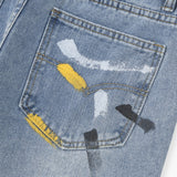Gallery Dept Pant Paint-Splashing Style Graffiti Jeans Men