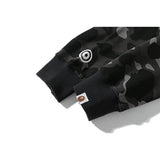 Bathing Ape Hoodie Camouflage Shark Tiger Head Double Hat Sweater