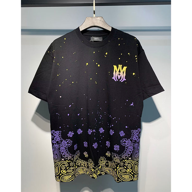Amiri T Shirts Fashion Print Couple High Street