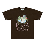 Casablanca T Shirts Fashion Print Street