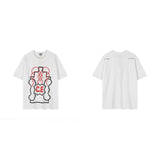 C.e t shirts printing pattern round neck pullover short sleeve men and women