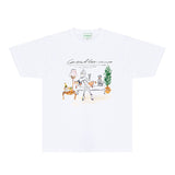 Casablanca T Shirts Fashion Print Street