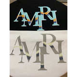 Amiri T Shirts Fashion Print Couple High Street