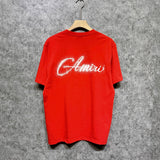 Amiri t shirts gypsophila printing short sleeve
