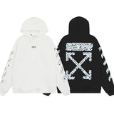 OFF WHITE Hoodie Trendy Street Style Personalized Cotton