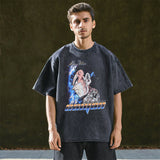 Mens Vintage T Shirt Short Sleeve T-Shirt Men's Retro