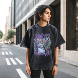 Mens Vintage T Shirt Cartoon Short Sleeve T-Shirt Men