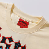 Godspeed T Shirts Skull Gentleman Rose Print Cotton Casual Short Sleeve Men and Women