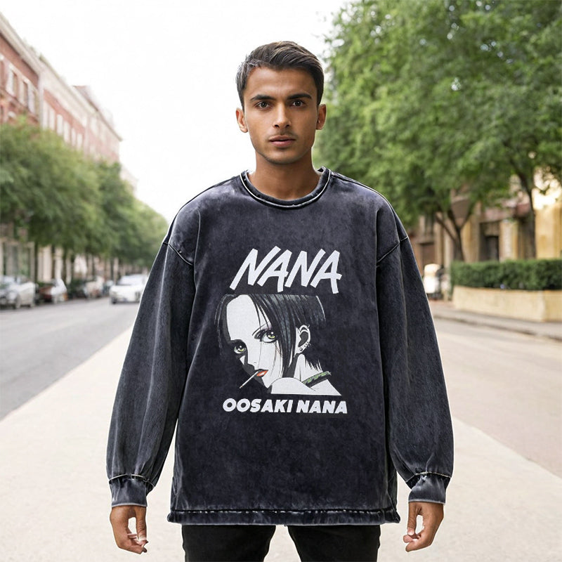 Mens Vintage Long Sleeve Shirt Long Sleeve T-Shirt Men's Crew Neck