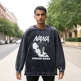 Mens Vintage Long Sleeve Shirt Long Sleeve T-Shirt Men's Crew Neck