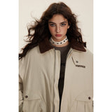 Unisex Coat Pilot Cotton Coat Winter Coat Thickened