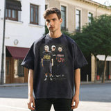 Men's Vintage T Shirt Short Sleeve T-Shirt Men's Casual