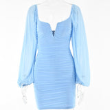 Women Dress Sexy Hot Girl Temperament Voile Dress