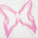 Men Long Sleeve T-Shirt Butterfly Printed Cotton Leisure Chain Decoration