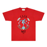 Casablanca T Shirts Fashion Print Street