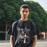 Mens Vintage T-Shirt Vintage Printed Short Sleeve T-Shirt