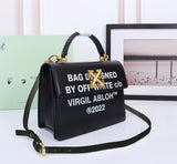 Off White Bag Casual Outdoor Convenient Tote Bag