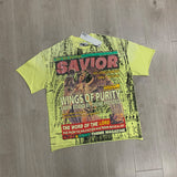 First Row T Shirts Wings of Purity Tee Hot Diamond Ma Liu Washing Water