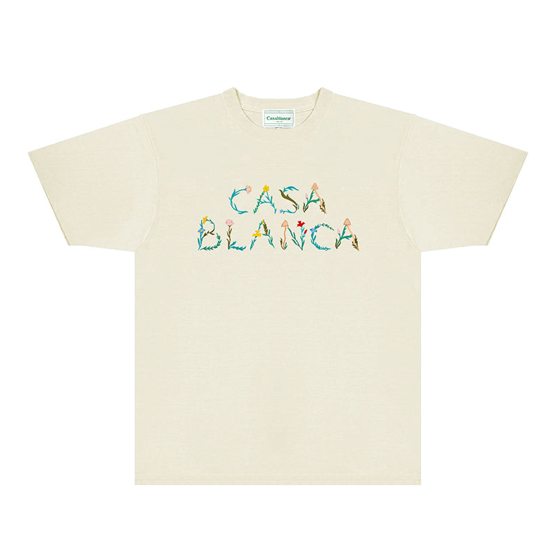 Casablanca T Shirts Fashion Print Street