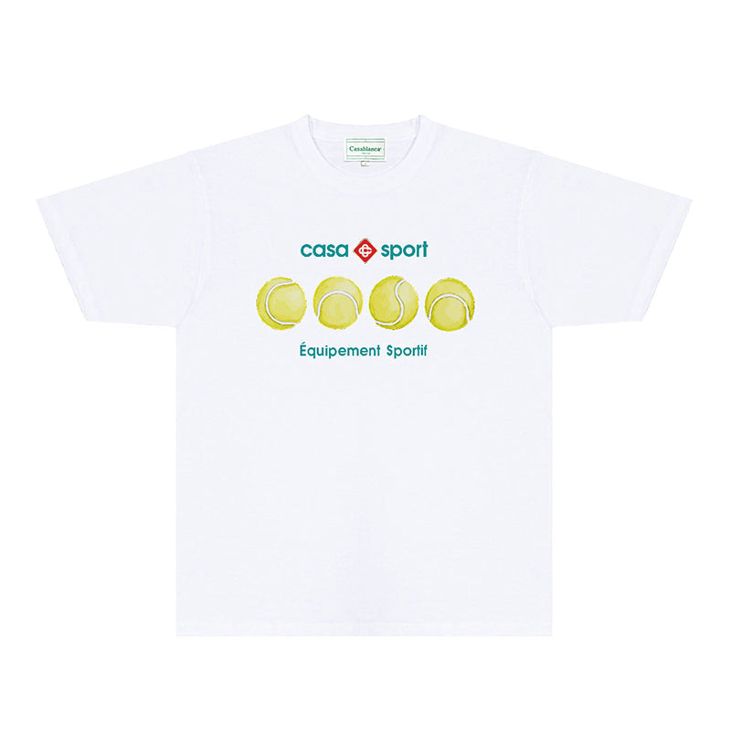 Casablanca T Shirts Fashion Print Street