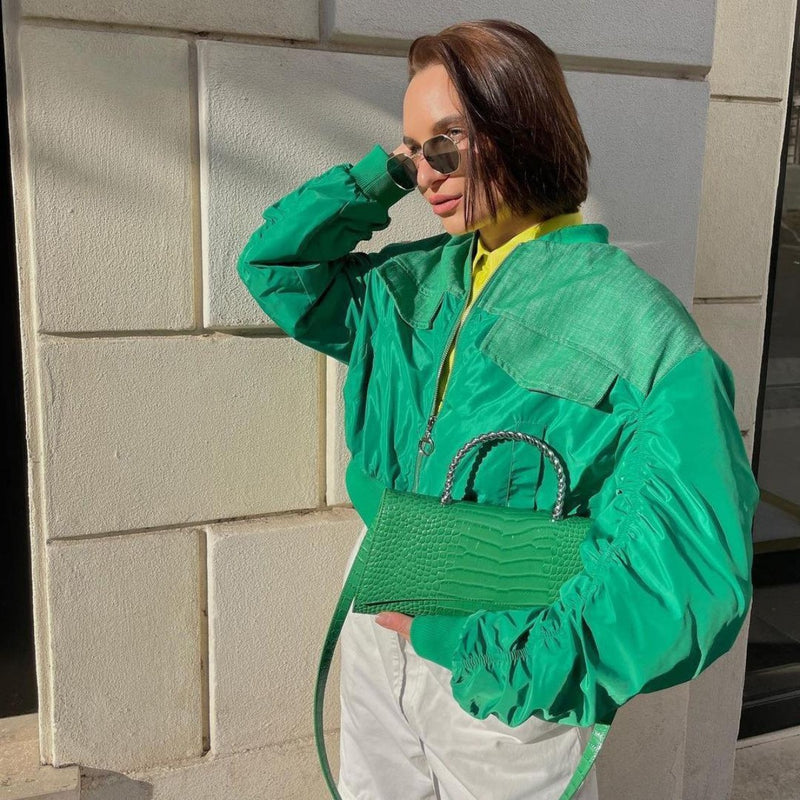 Women Cotton Coat Baseball Uniform Cotton