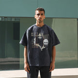 Mens Vintage T Shirt Short Sleeve T-Shirt Men's and Women's