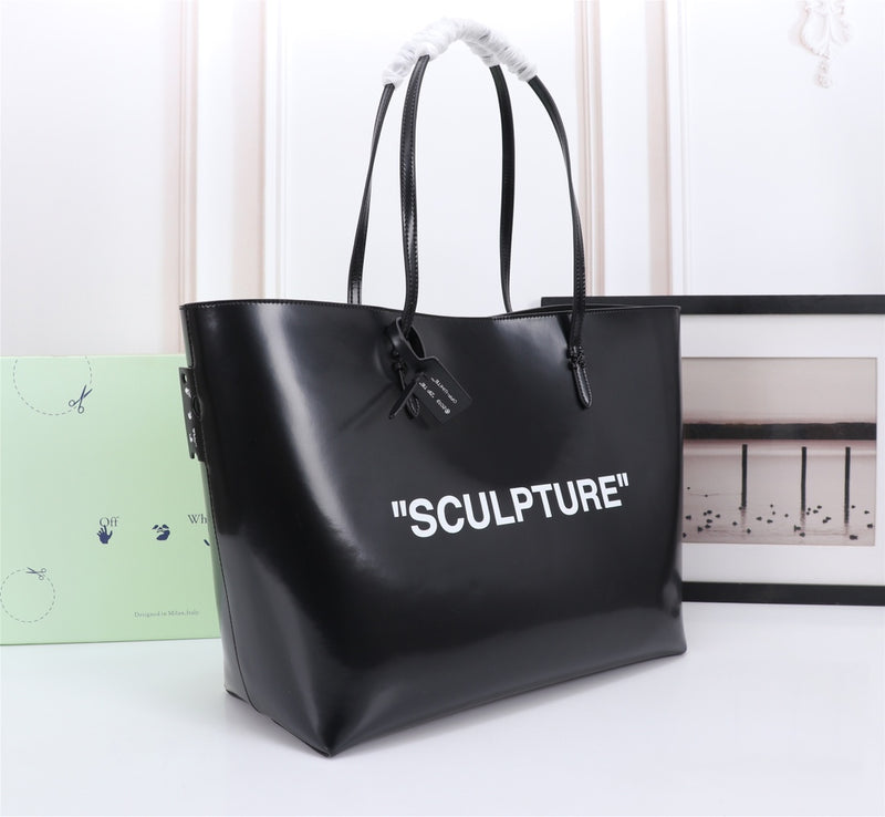 Off White Bag Casual Outdoor Convenient Tote Bag