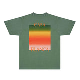 Casablanca T Shirts Fashion Print Street