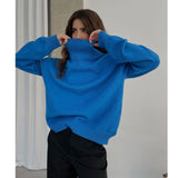 Women Work Business Casual Sweaters Thick Loose Knitwear Sweater