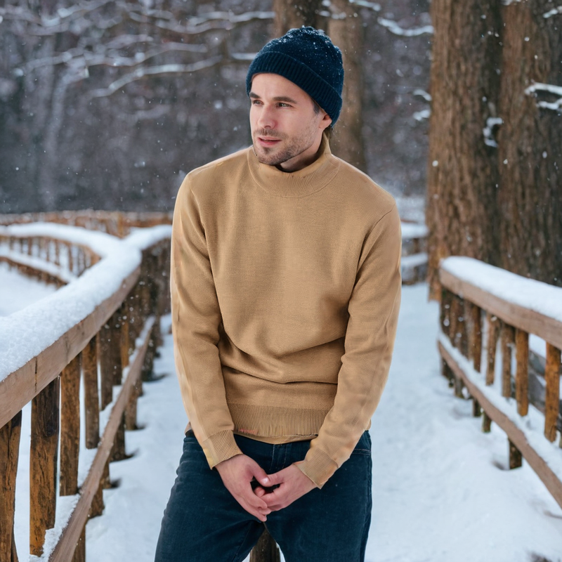 Men Sweaters Men's Autumn and Winter Knitwear Casual