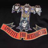 Fog Essentials T Shirts Spring/Summer FOG Skull Rock Band Crew Neck Short Sleeves