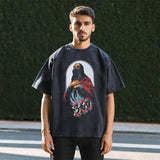 Mens Vintage T-Shirt Printed Short Sleeve T-Shirt