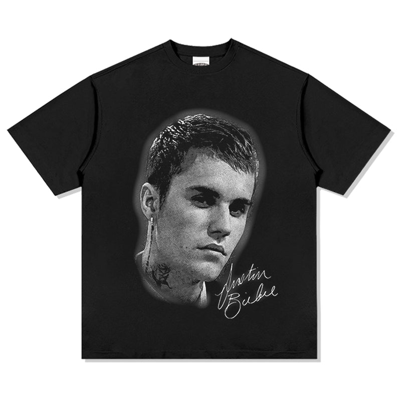 Justin Bieber Big Head T-Shirt