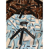 Amiri Shirt And Shorts 2 Piece Set Fashion Print Couple High Street
