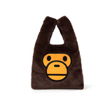 Baby milo children crossbody bag male and female little monkey plush handbag cute