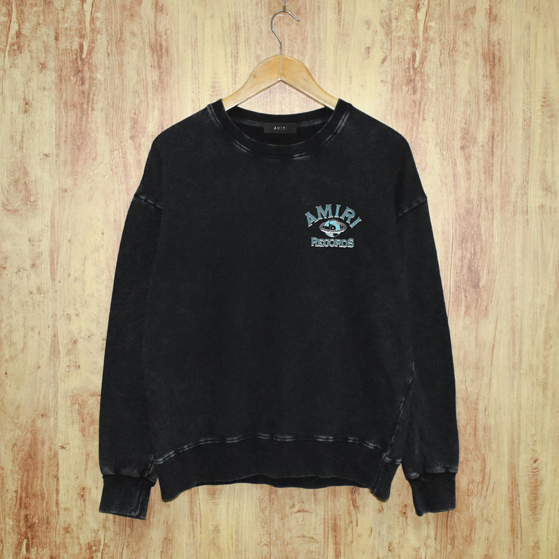 Amiri Distressed Sweatshirt Printed Trendy Pure Cotton