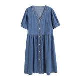 Women Dresses Sweet Denim Dress