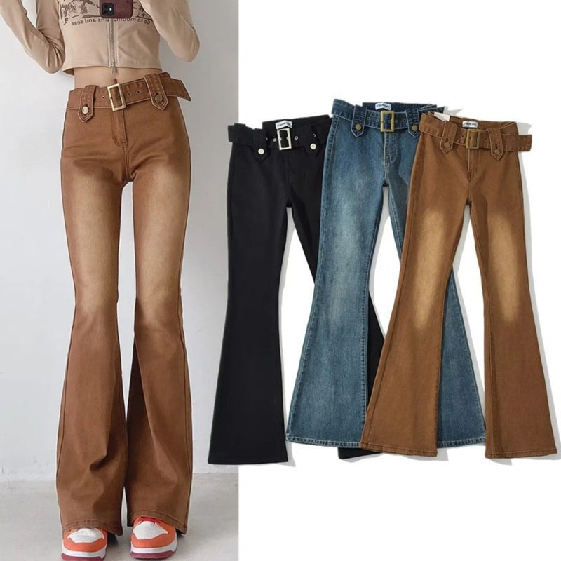Women Jeans Slim Fit Patchwork
