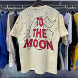 Godspeed T Shirts Astronaut Earth Gypsy Printing Cotton Casual Short Sleeve Men and Women