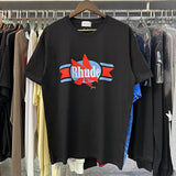 Rhude T Shirts Eagle Print Cotton Casual Short Sleeve Men and Women