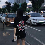 Anti Social Club T Shirt Men's Summer Men's Cotton Short-Sleeved T-shirt