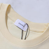 Rhude T Shirts Sunset Classic Print Cotton Casual Short Sleeve Men and Women