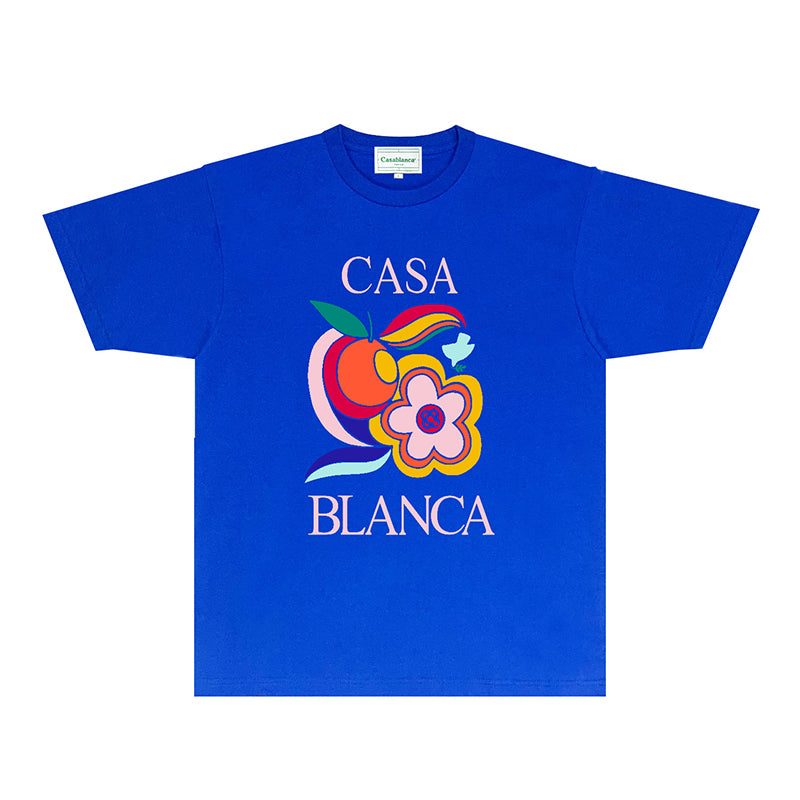 Casablanca T Shirts Fashion Print Street