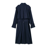 Women Trench Coat British Style Elegant Trench Coat Coat