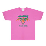 Casablanca T Shirts Fashion Print Street