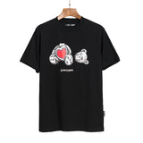 Palm Angels T Shirts Teddy Bear Printed Men's and Women's Short-Sleeved T-shirt