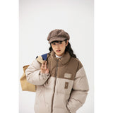 Unisex Coat Corduroy Stitching Thickening Cotton-Padded Coat