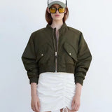 Women Cotton Coat Fashion Bomber Jacket