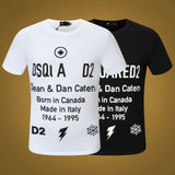 Dsq2 T Shirt Casual Sports Printed Short Sleeve Summer Men